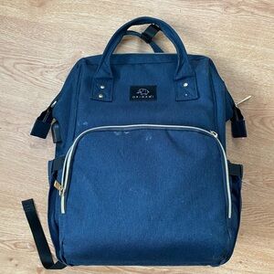 Origami Navy Blue diapers bag